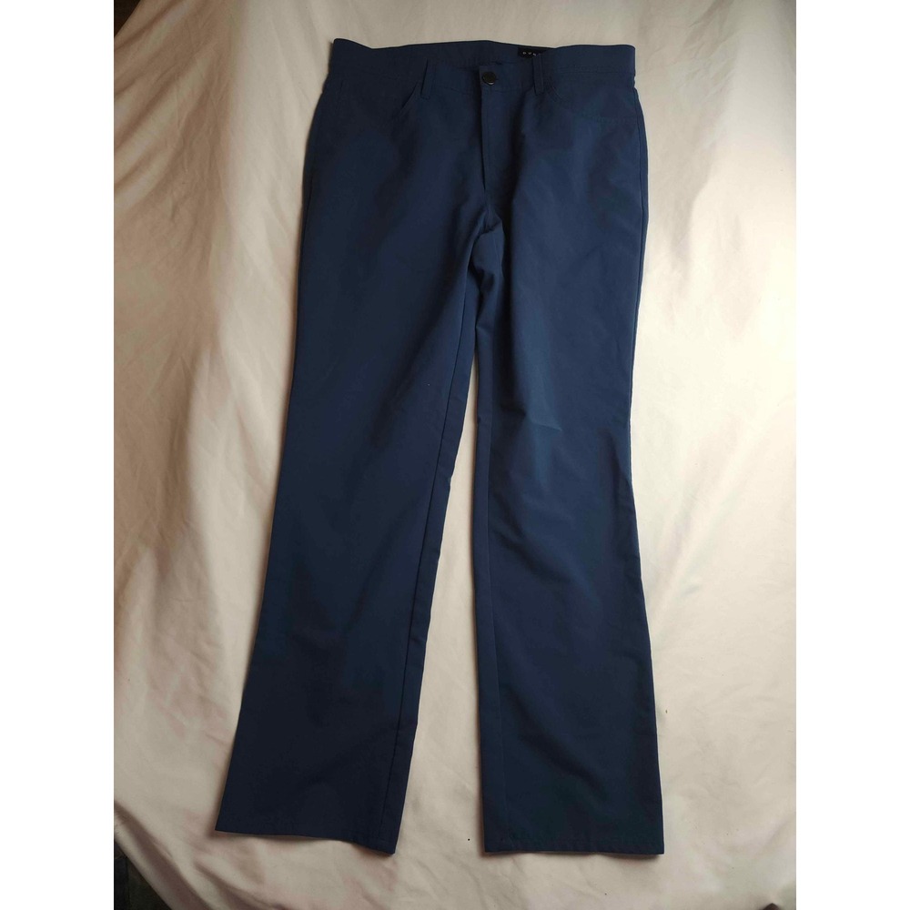 Dunning Mens Golf Pants Navy‎ Blue Performance 5-Pocket Trousers 32/30